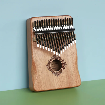 Kalimba 17 Touches en Bois avec Piano à Pouce Portatif