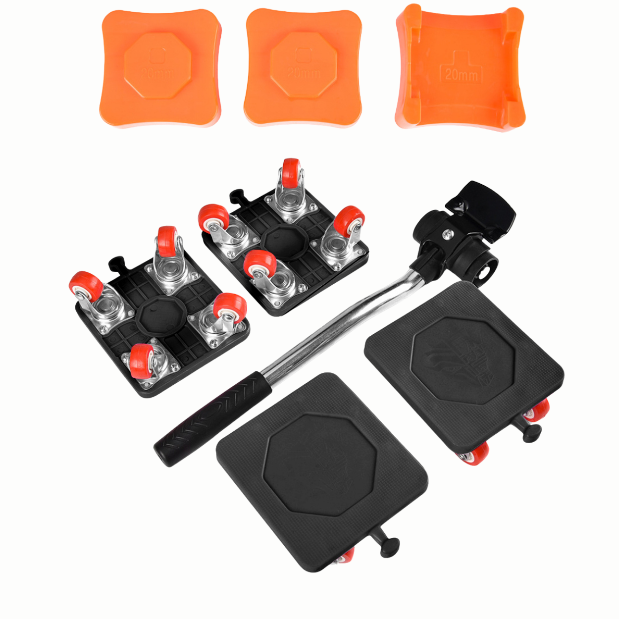 Rouleaux de Déplacement de Meubles avec Kit de Levage