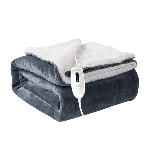 Marcherelle™ – Couverture Chauffante Électrique avec  Arrêt Automatique et 6 Niveaux de Température Réglables