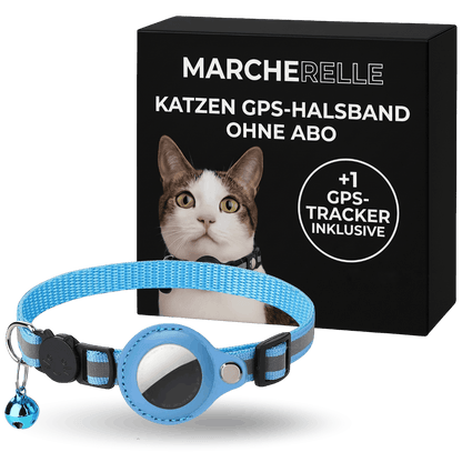 Macherelle™ – GPS Halsband Katze Kein Abonnement | Kompatibel mit iOS & Android