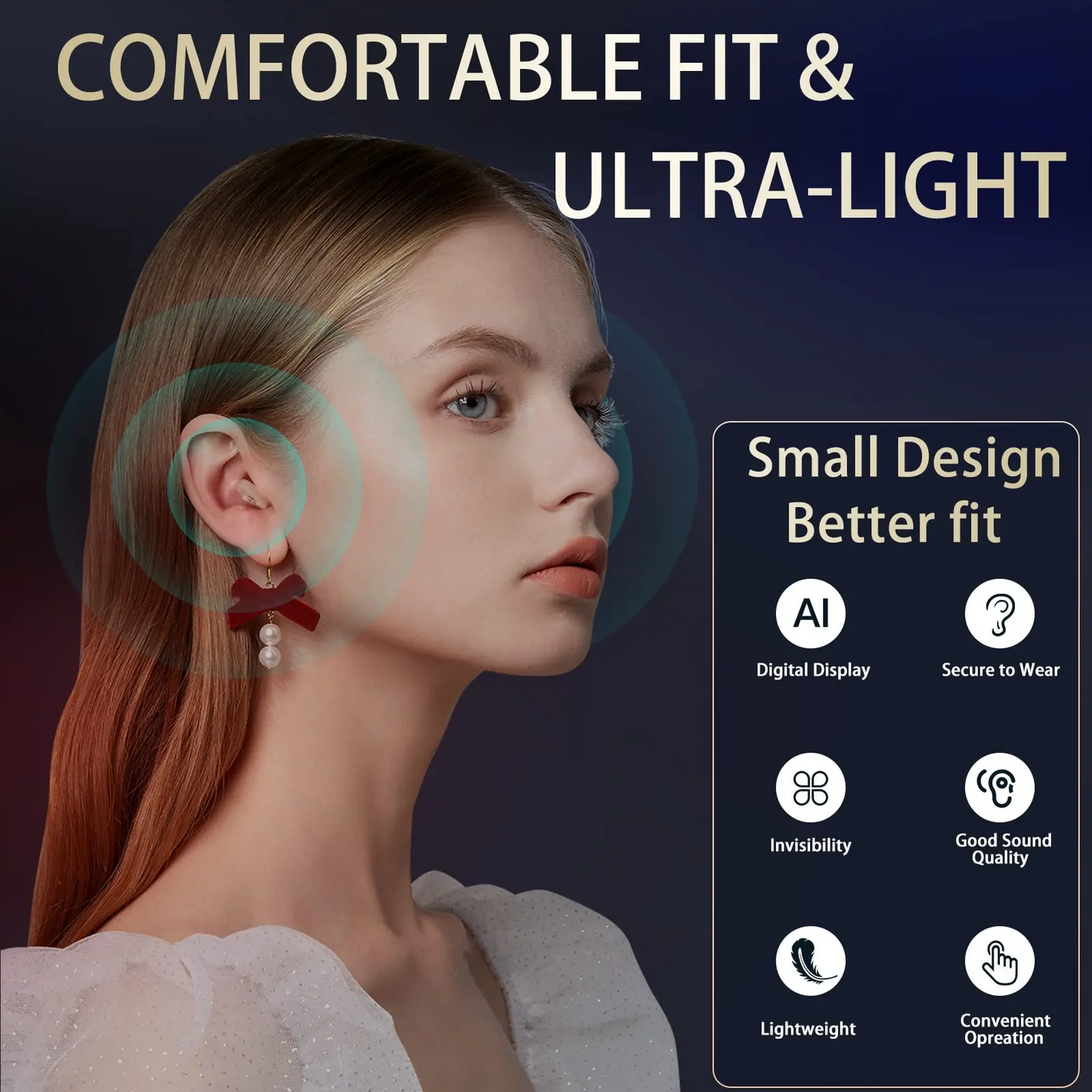 Marcherelle™ – Appareil Auditif Rechargeable pour Ecoute Plus Claire