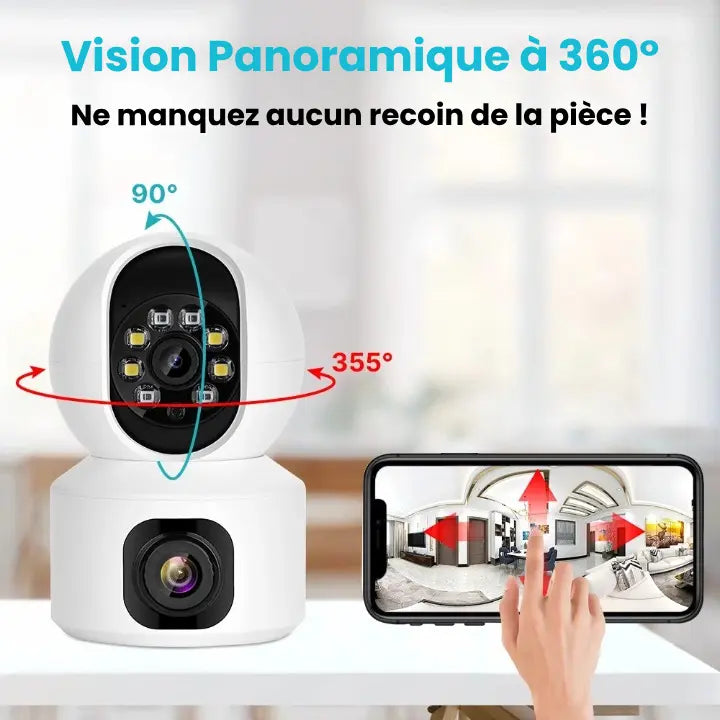 Marcherelle™ – Babyphone Connecté 360° Caméra 2K HD avec Vision Nocturne