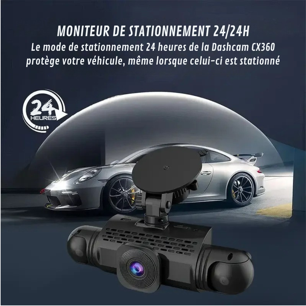 Marcherelle™ – Caméra de Voiture 4K UHD avec GPS Intégré