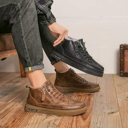 Marcherelle™ – Chaussures Hiver Antidérapantes avec Doublure Thermique