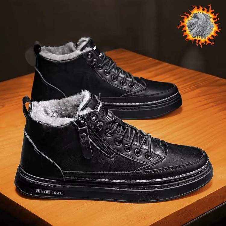 Marcherelle™ – Chaussures Hiver Antidérapantes avec Doublure Thermique