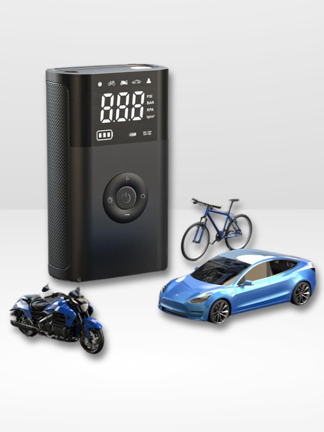 Marcherelle™ – Mini Compresseur d’Air Portable 12V Rechargeable