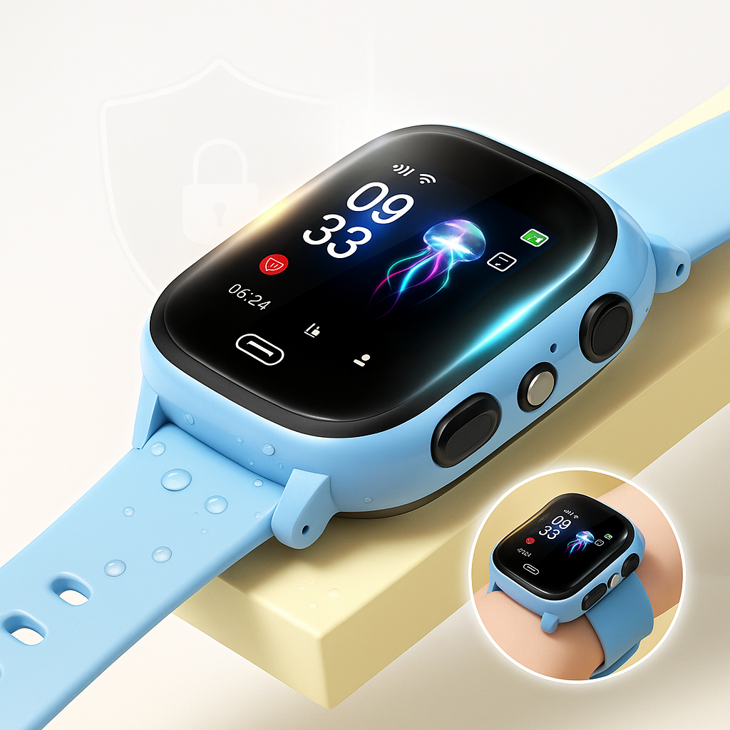 Marcherelle™ – Montre Connectée GPS pour Enfants avec Appel Vidéo
