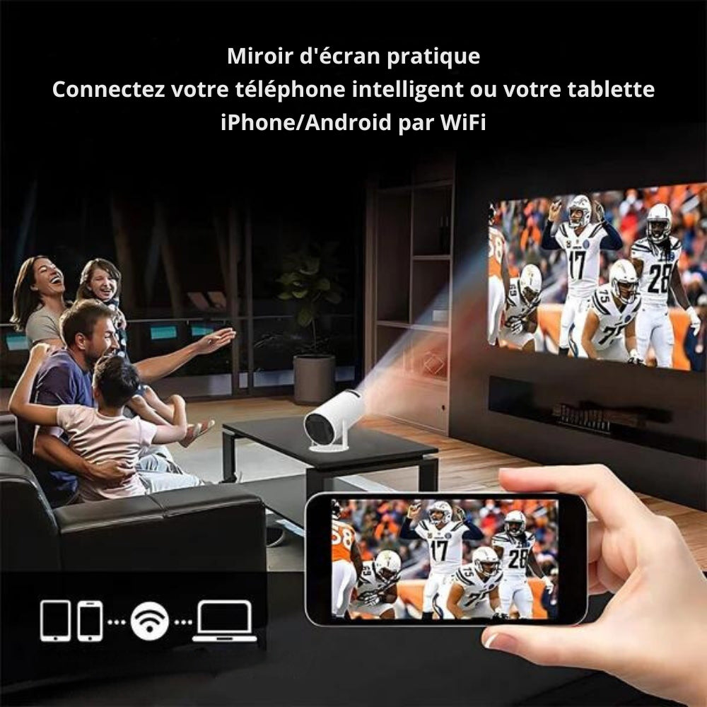 Marcherelle™ – Premium Mini Projecteur Portable 4K
