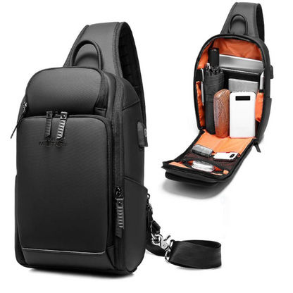 Marcherelle™ – Sac Bandoulière Antivol Imperméable avec Port USB Caché