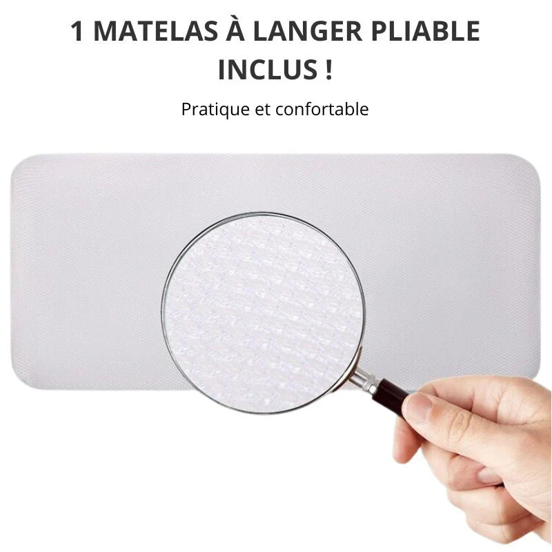 Marcherelle™ – Sac à Langer 3 en 1 avec Lit Bébé Intégré