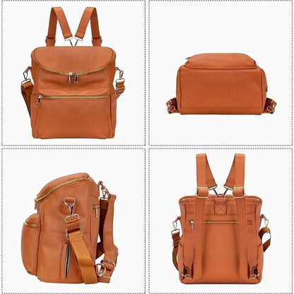 Marcherelle™ – Sac à Langer en Cuir PU Imperméable Élégant & Spacieux