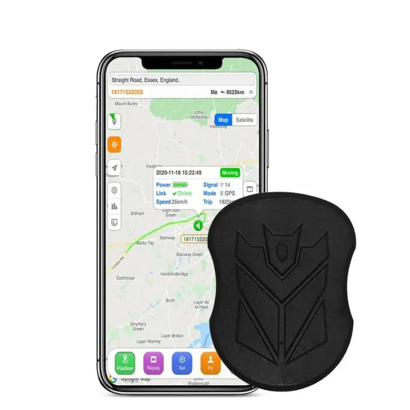 Marcherelle™ – Traceur GPS Voiture Étanche avec Surveillance Vocale & Autonomie 5000mAh