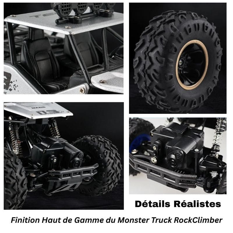 Marcherelle™ – Voiture Télécommande RC Tout-Terrain 4x4 Pour Enfants
