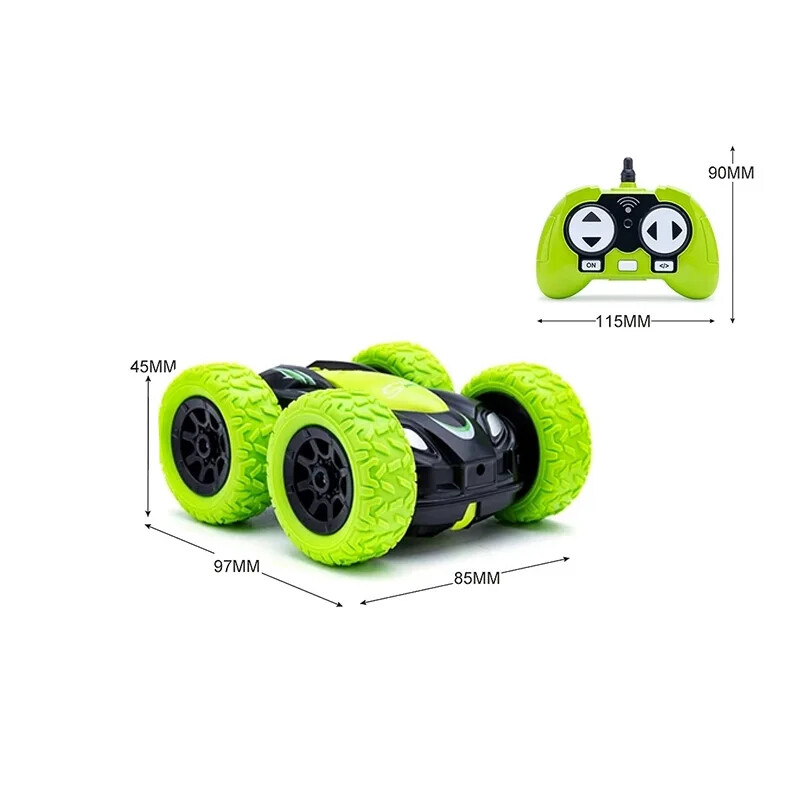 Marcherelle™ – Voiture Tout Terrain Télécommandée avec Rotation 360° et Lumières LED