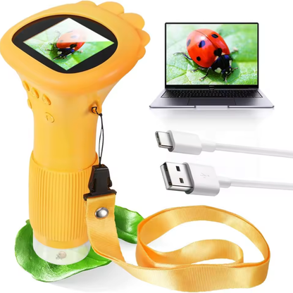 Microscope pour Enfants avec Écran Numérique Coloré