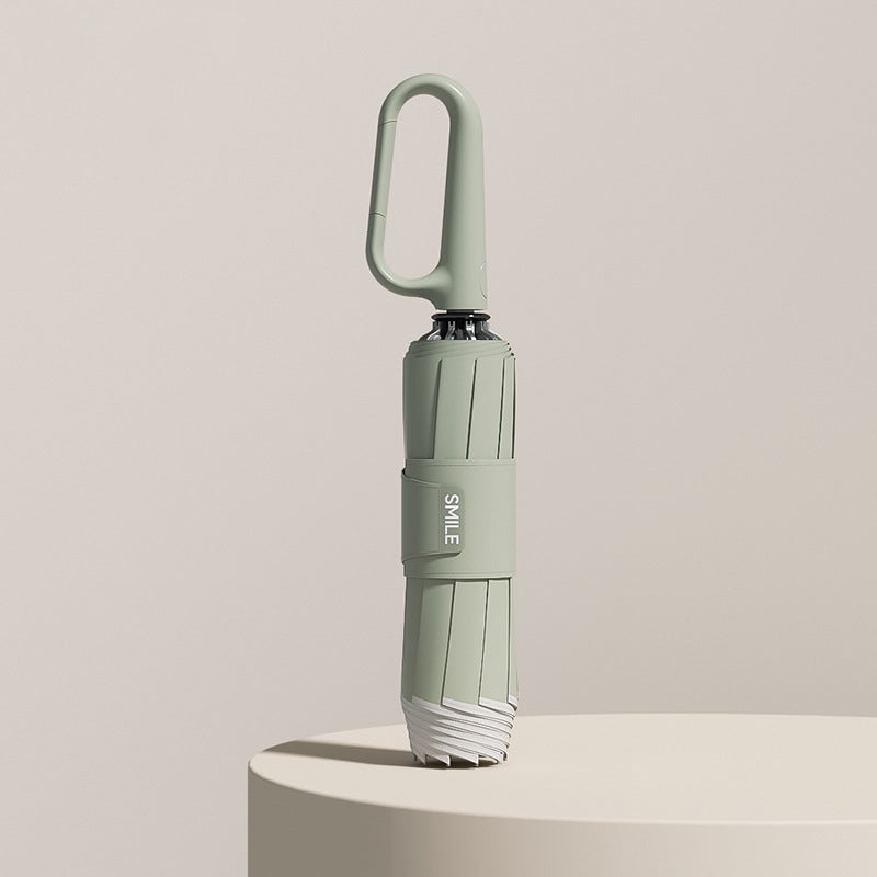 Parapluie Pliable Voyage Léger avec Bord Réfléchissant