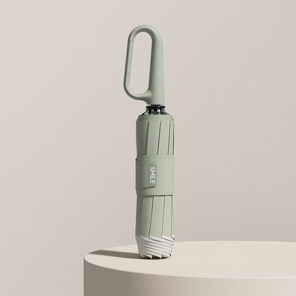 Parapluie Pliable Voyage Léger avec Bord Réfléchissant