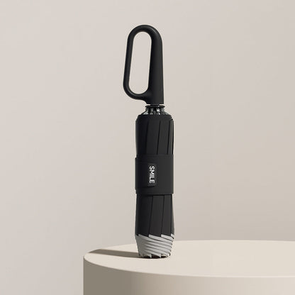 Parapluie Pliable Voyage Léger avec Bord Réfléchissant