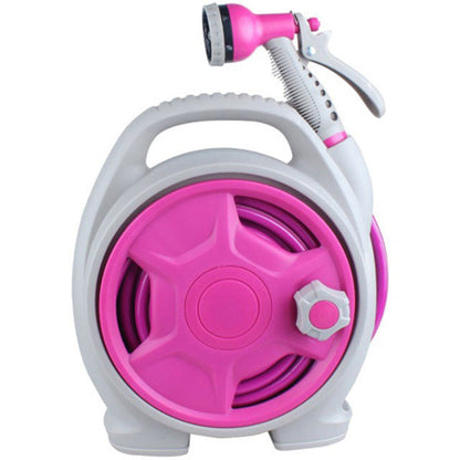 Tuyau d'Arrosage Compact avec Bobine et Pistolet Universel