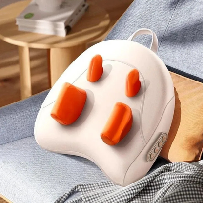 Oreiller de Massage Électrique Chauffant pour Dos et Jambes