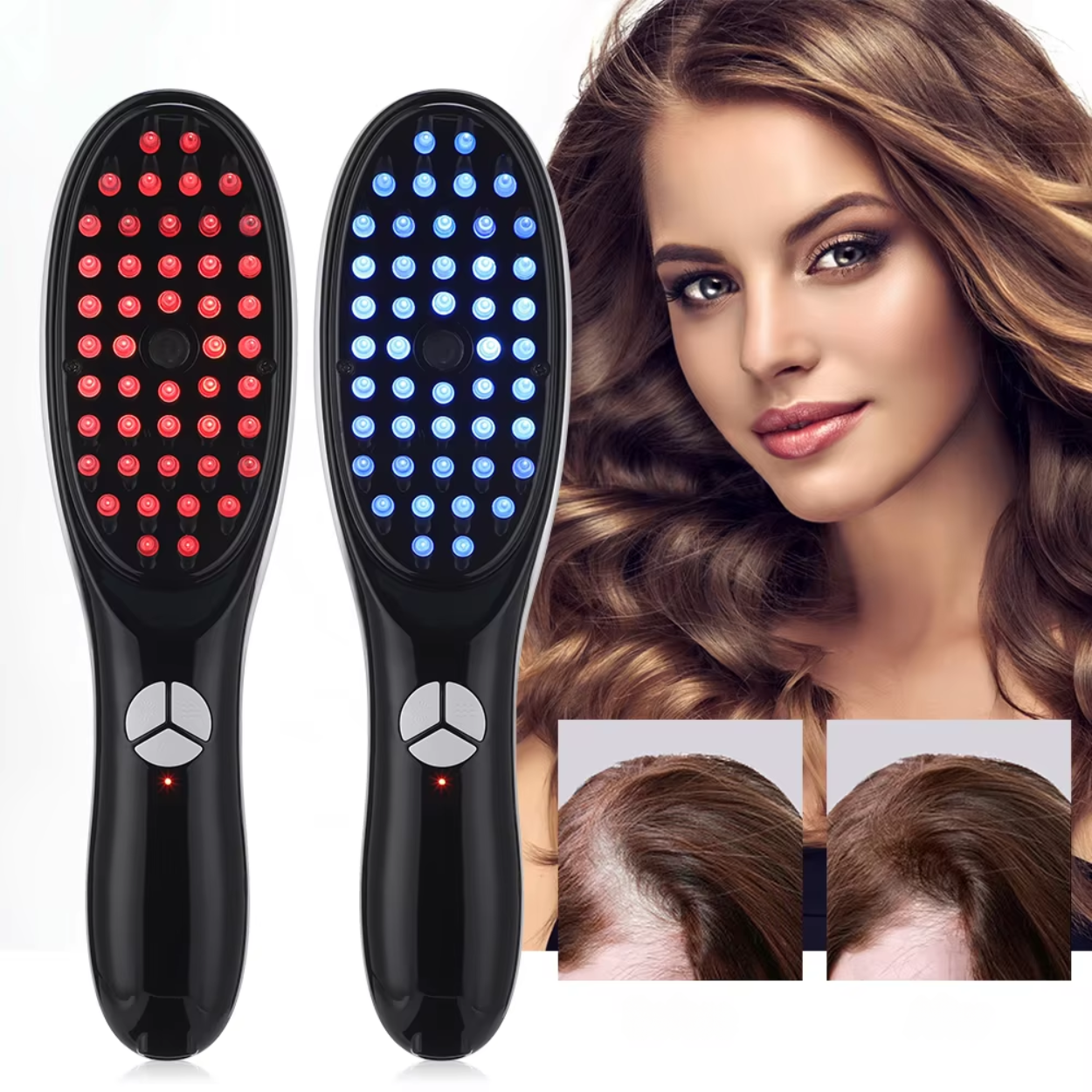 Peigne Capillaire Massageur 3 Fonctions