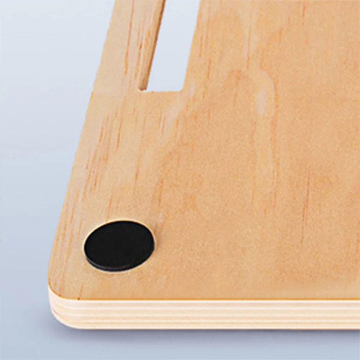 Planche d'Inclinaison Réglable en Bois pour Étirement et Renforcement Musculaire