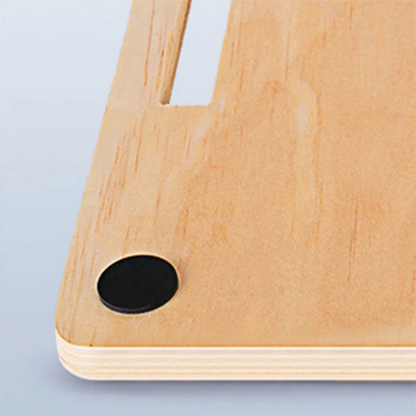 Planche d'Inclinaison Réglable en Bois pour Étirement et Renforcement Musculaire