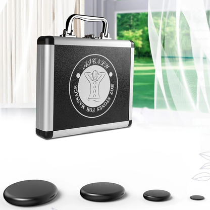 Pierre Chauffante Basalte avec Chauffage Intégré pour Massage