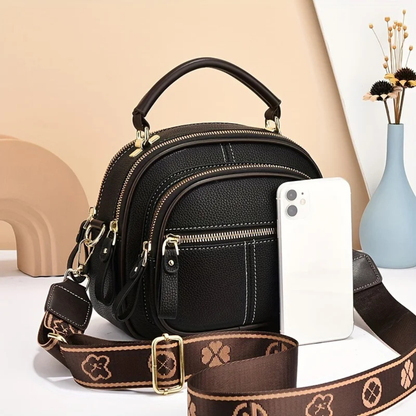 Sac à Main Femme Élégant en Cuir avec Bandoulière