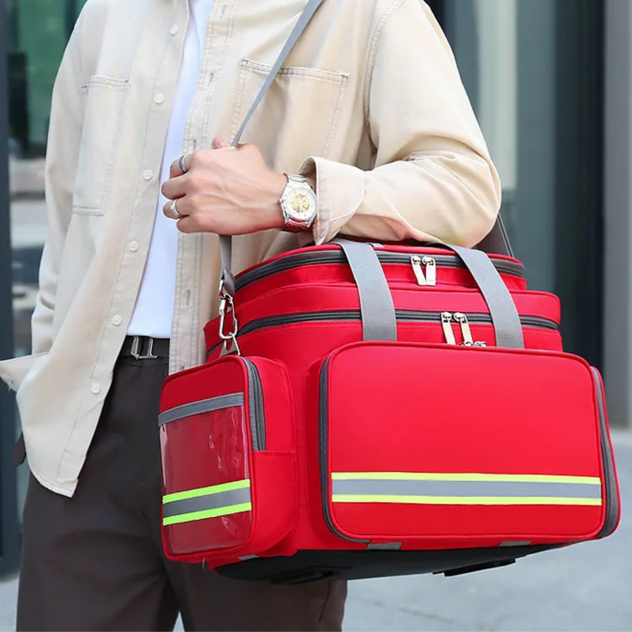Sac de Premiers Secours Médical Étanche Grande Capacité