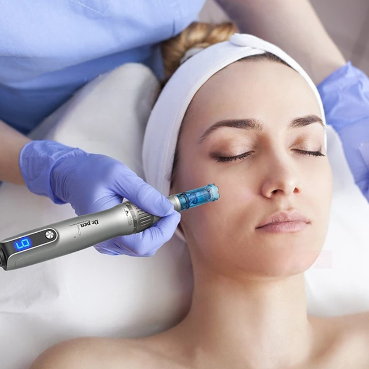 Stylo Anti-Âge Microneedling Professionnel pour Visage