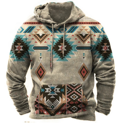Sweat à Capuche Streetwear Imprimé Coloré et Confortable