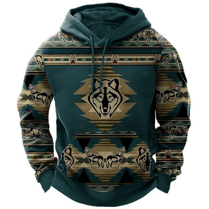 Sweat à Capuche Streetwear Imprimé Coloré et Confortable