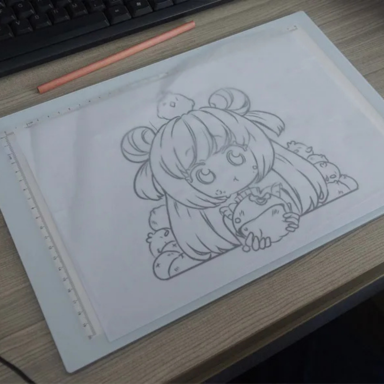 Tablette LED Écran Graphique Lumineux Réglable pour Dessin
