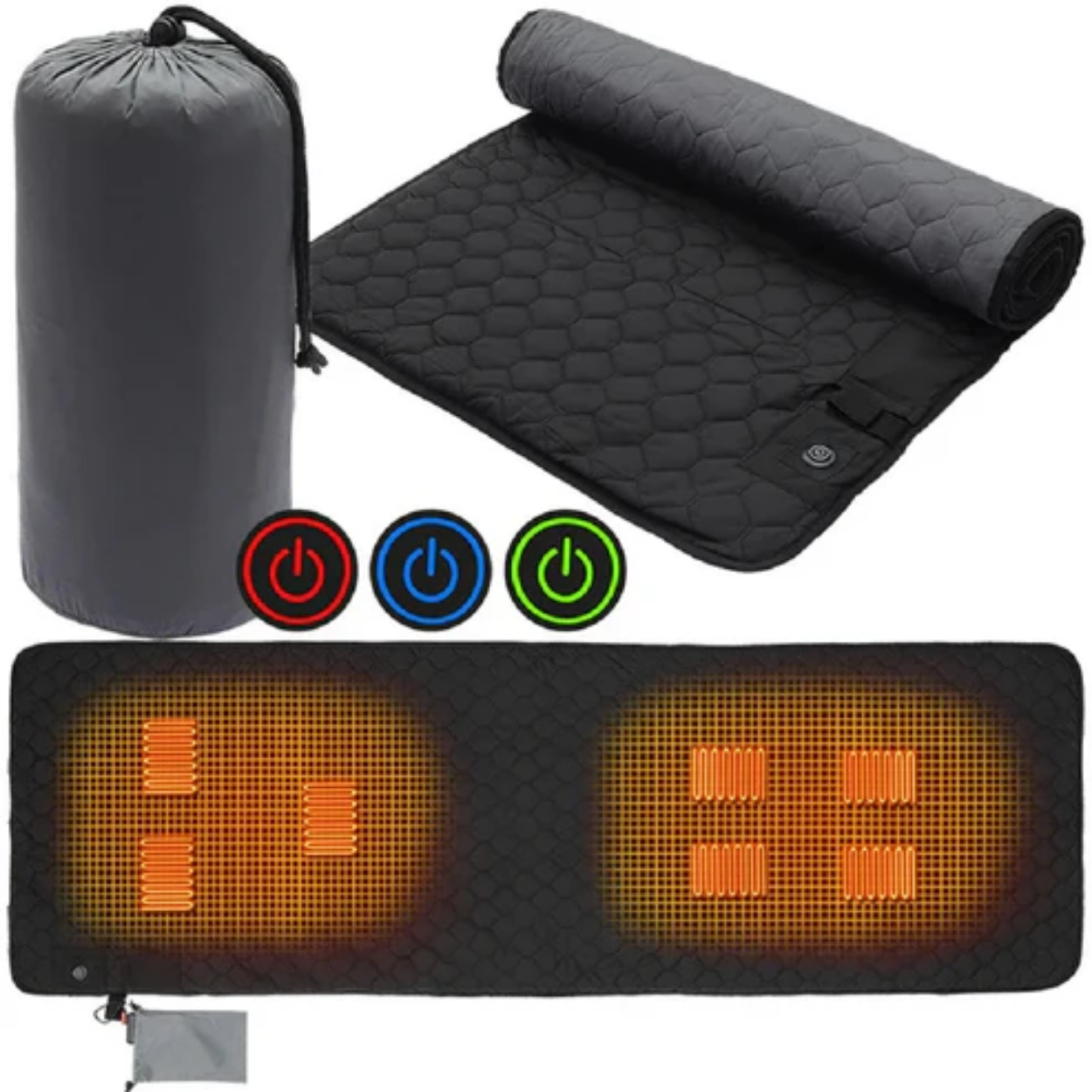 Tapis de Camping Électrique Chauffant et Imperméable - Marcherelle