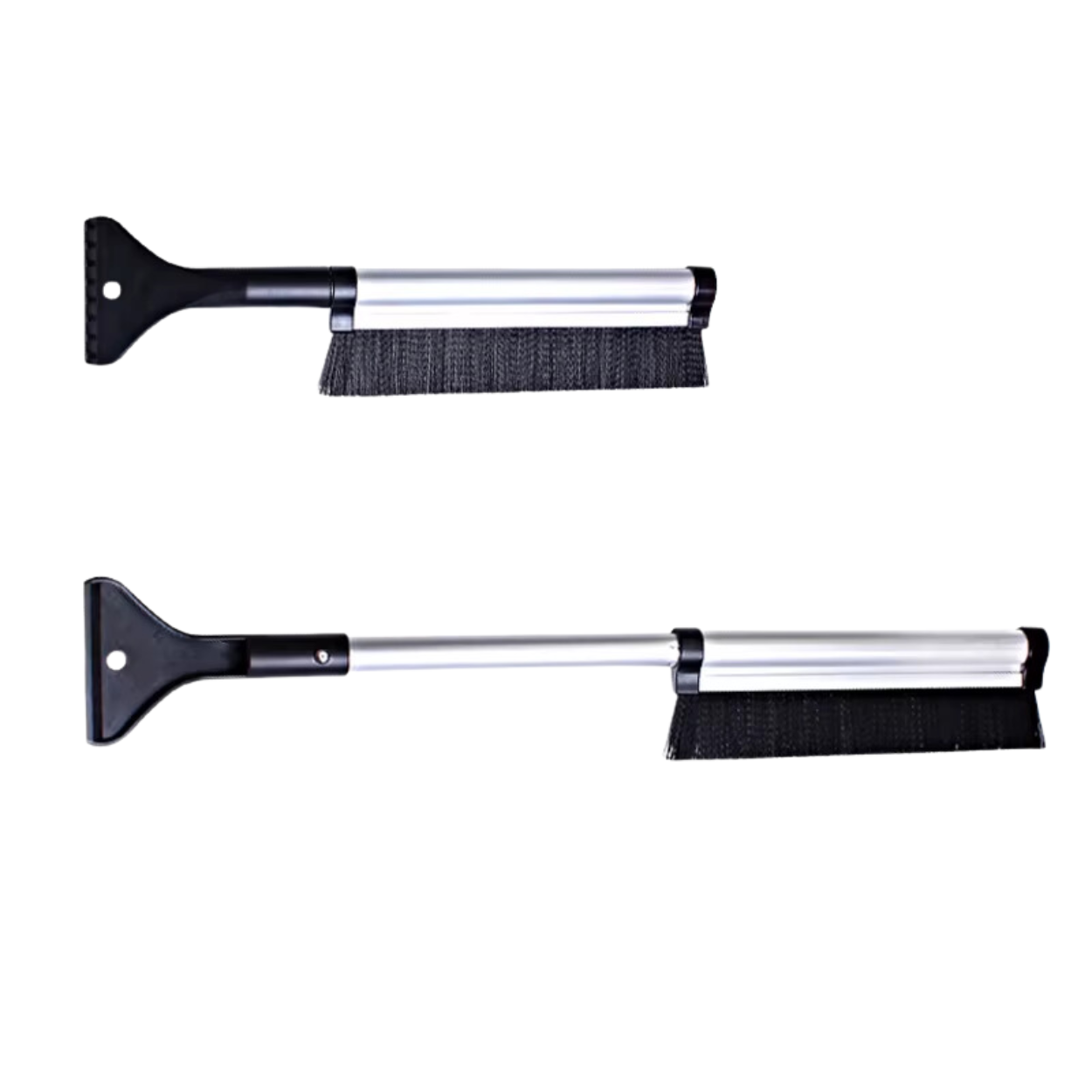 Brosse à Neige Télescopique avec Grattoir de Glace