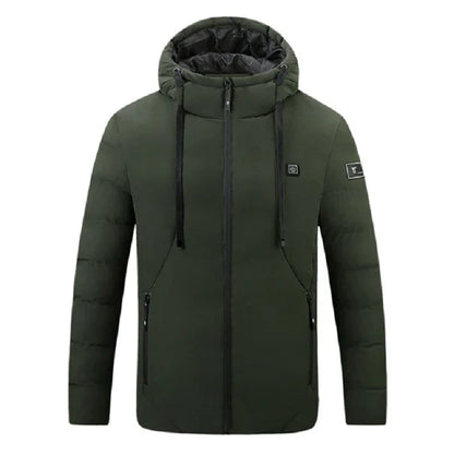 Veste Chaude Électrique avec 4 Zones de Chaleur Réglables