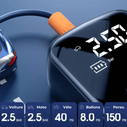 Compresseur d'Air Portable Rechargeable sans Fil