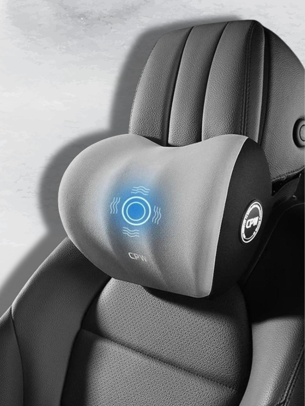 Coussin de Voiture Massant avec Vibrations et Appuie-tête Réglable