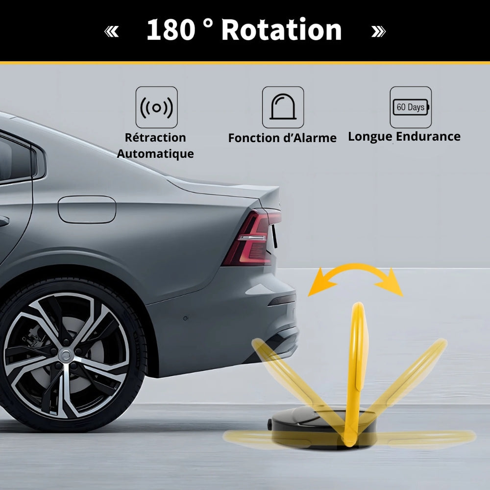 Barrière de Parking Automatique sans Perçage pour Voiture