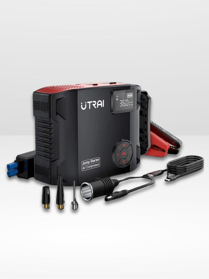 Gonfleur de Pneus 4 en 1 Compact et Pratique