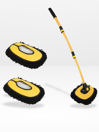 Brosse de nettoyage voiture télescopique et douce