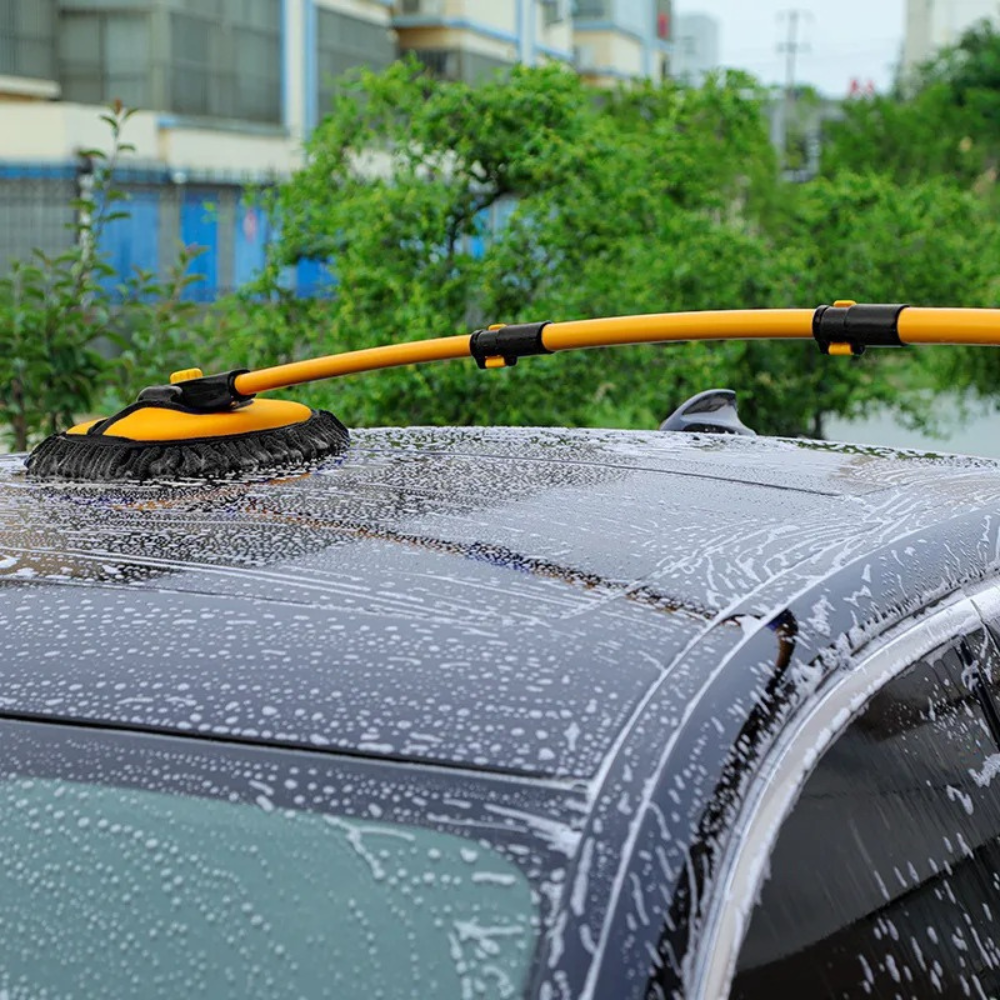 Brosse de nettoyage voiture télescopique et douce