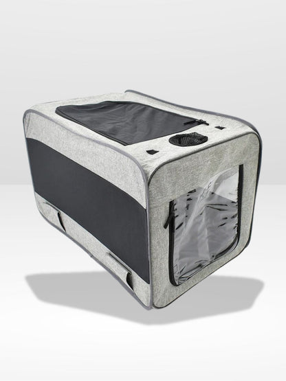 Cage de Transport Chien pour Voiture Léger et Sûr