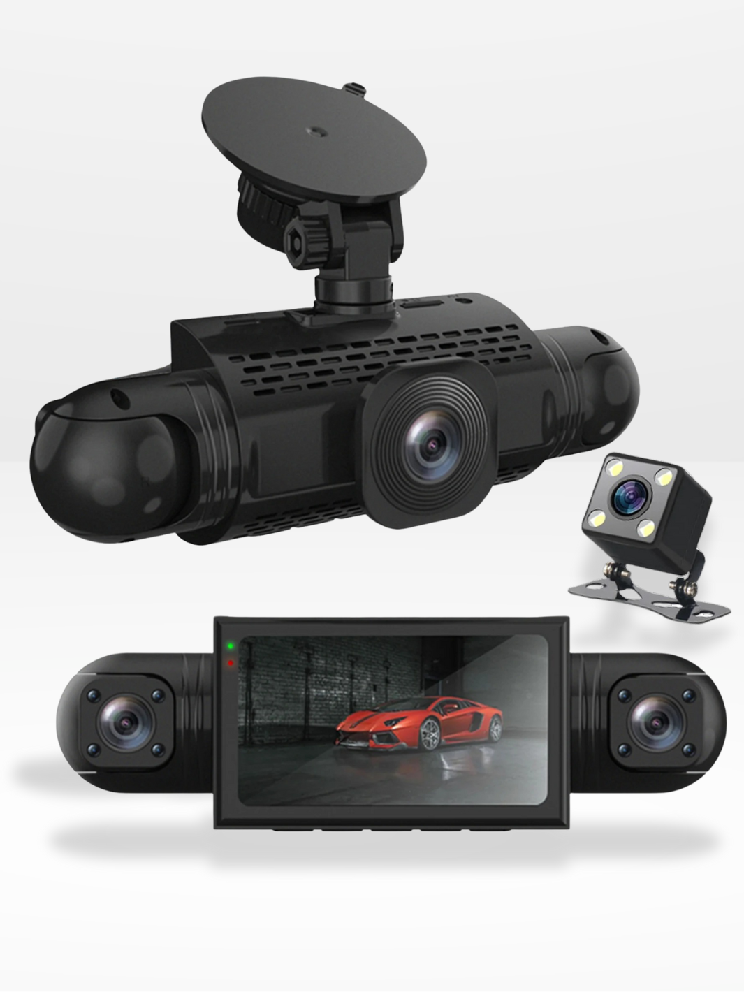 Caméra de bord 360° pour voiture avec enregistrement vidéo - Marcherelle