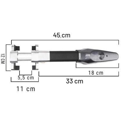 Canne de Sécurité avec Alarme Anti-Vol pour Voiture