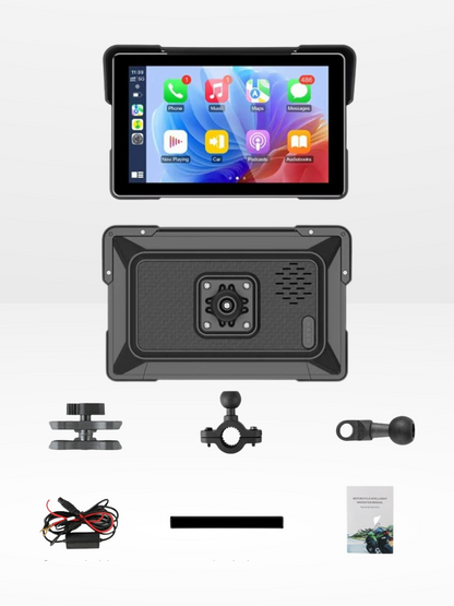 Écran GPS Moto Étanche et Universel pour Carplay