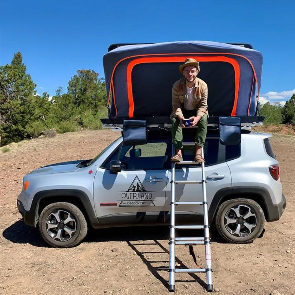 Tente de Toit 2 Places pour Voiture avec Fermeture Rigide