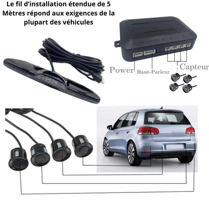 Radar de Recul de Voiture avec Affichage LED