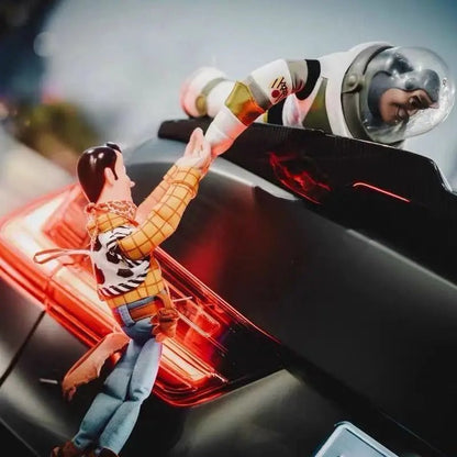 Jouet Peluche Disney Woody et Buzz à Accrocher pour Voiture